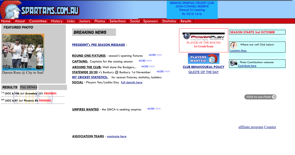 Website 2009