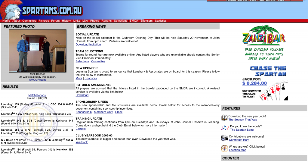 Website 2004